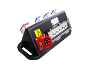Rubber Box RUBETR6 32A Power Distribution Hire